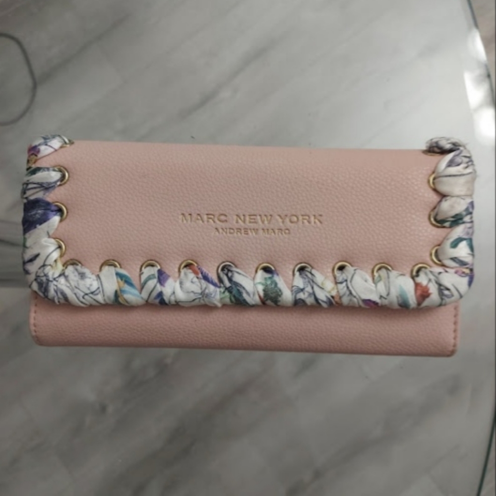 Marc New York | Soft Pink on Faux Leather Purse